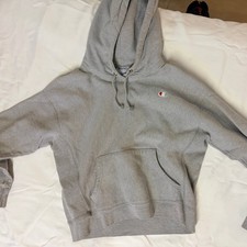 Champion Reverse Weave Heavyweight Pullover Hoodie in Oxford Gray