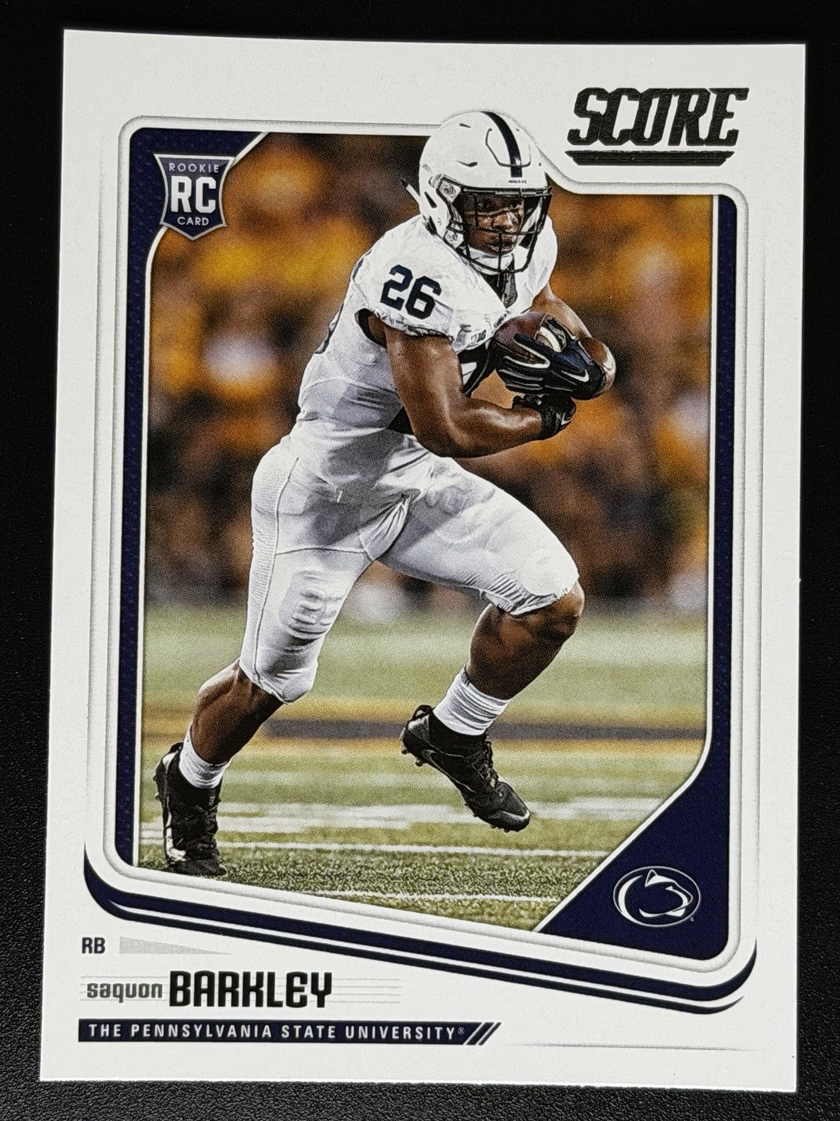 🔥 SAQUON BARKLEY RC 2018 Panini Score Football #359 ROOKIE CARD Gaints/Eagles
