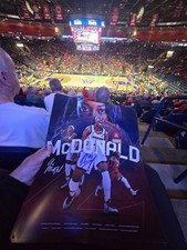 AARI MCDONALD ARIZONA WILDCATS SIGNED BASKETBALL POSTER INDIANA FEVER WNBA SGA