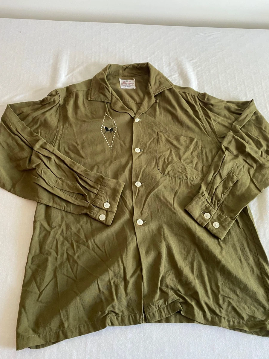 Long Sleeve Button-Front Vintage Casual Shirts for Men for sale - eBay