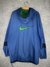 Vintage Nike Windbreaker Hooded Jacket Size 2XL 1990's Men's Retro Sportswear