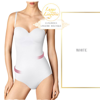 MAT DE LUXE FORMING STRING BODY Wolford S Cup D white Formend mit Cups Push Up
