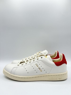Size 7.5 - adidas Stan Smith Lux White Red for sale online