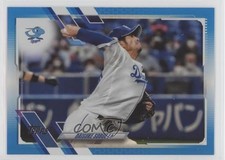 2021 Topps NPB Nippon Professional Baseball Blue Foil 32/50 Daisuke Sobue 7fq