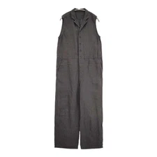 nest Robe 01191-2031 Dyed Linen All-in-One overalls Charcoal gray 5-1207M∞