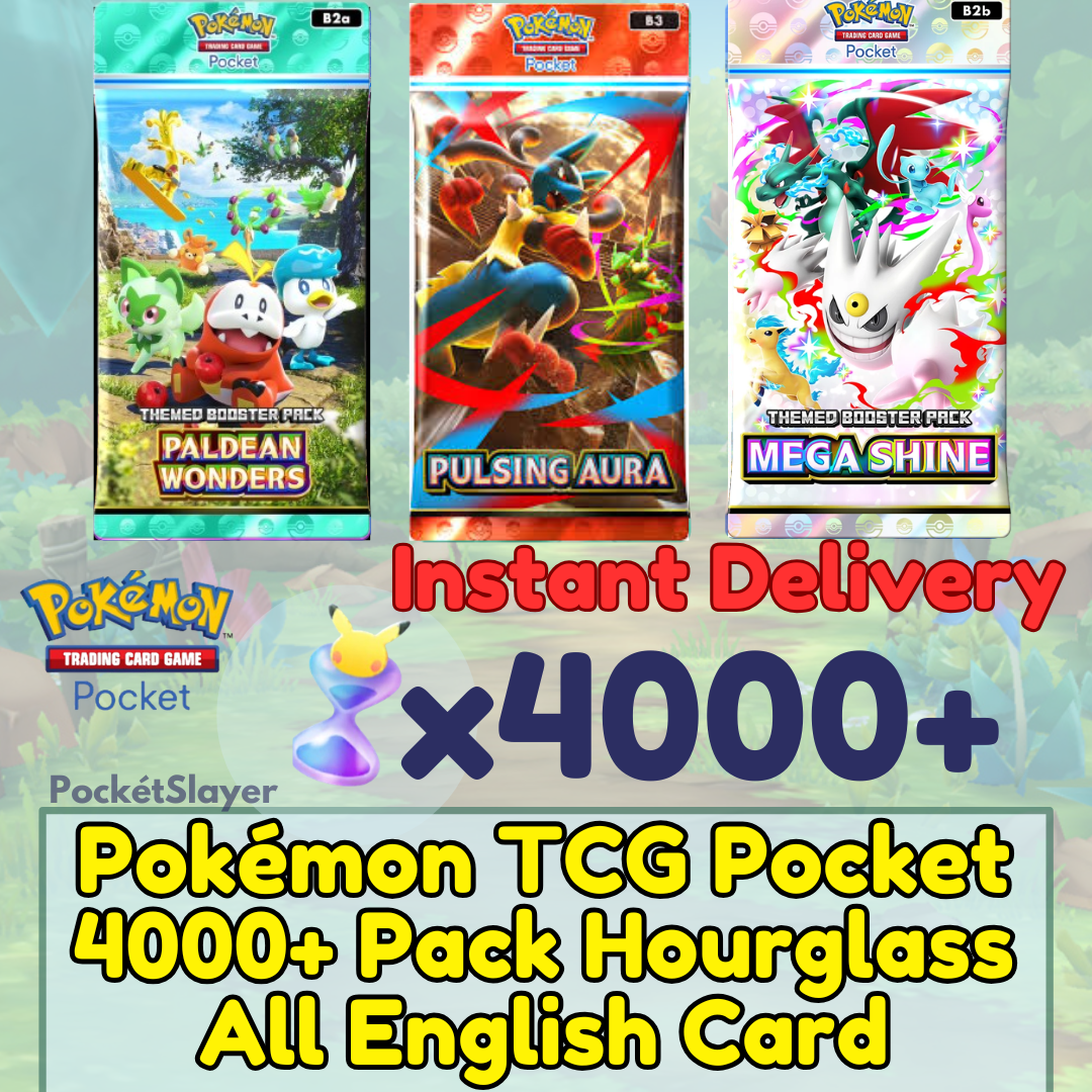 ポケモン GB POCKET CARDセット ENGLISH CARD】Pokemon TCG Pocket Trading Card Game with 4000+ Pack