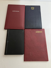 3 Vintage Address Books And 1 Internet Password Book