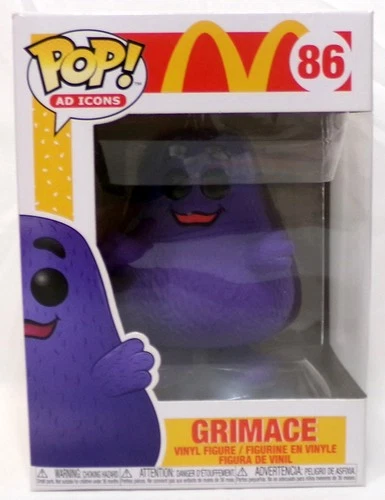 Funko Pop! Ad Icons McDonald's 86 Grimace 2020 Vinyl Figure New In Box
