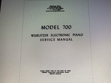 Wurlitzer Model 700 Service Manual Digital