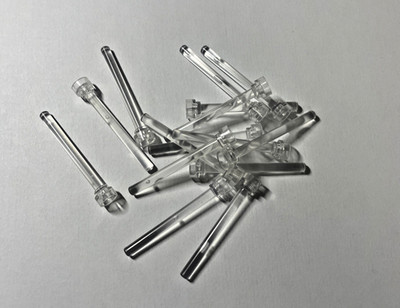 LEGO 15x Antenne 3957 B Trans Clear Antenna 4 H Flat Top New 6166111 6514014