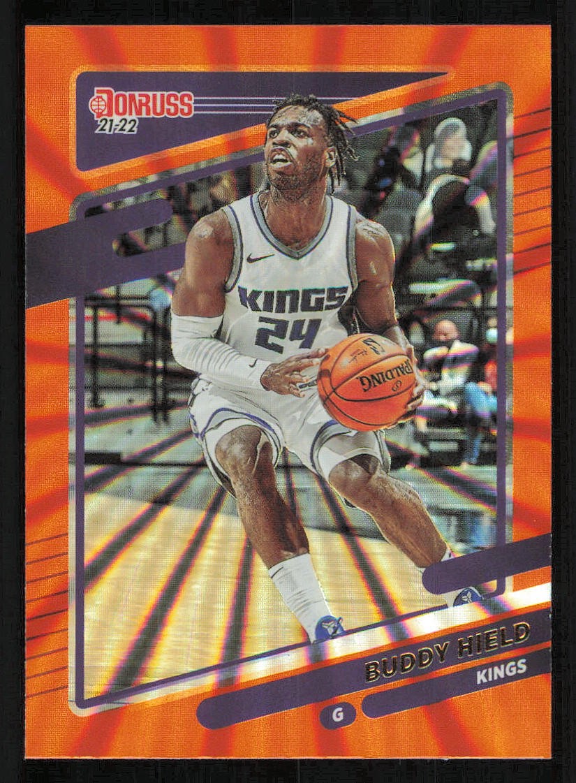 2021-22 Donruss Holo Orange Laser #132 Buddy Hield