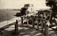 RPPC Constanta Romania seaside promenade vintage postcard r905