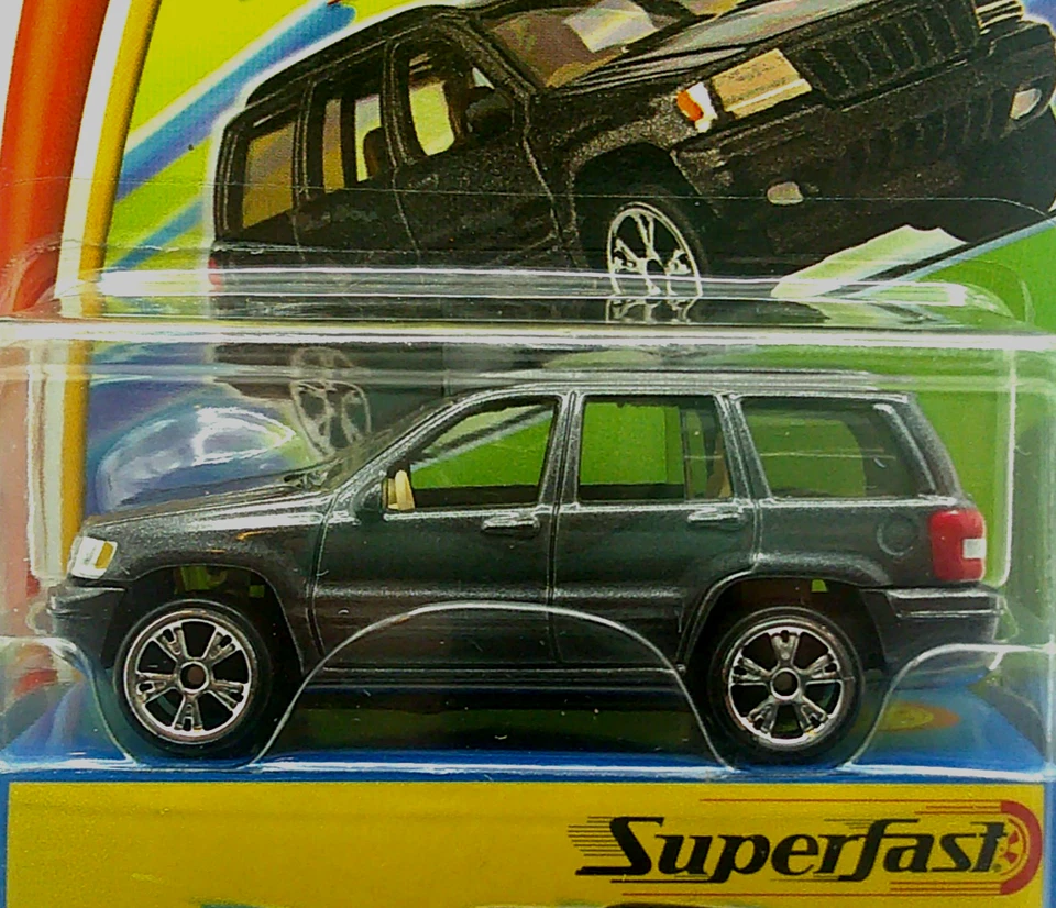 MatchBox SUPERFAST 35 Yrs. JEEP GRAND CHEROKEE #64 GRAY Limited Edition 1/15,000 - Image 2 of 3