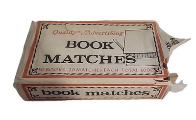 Vintage 60's  Walgreens,  D.D. Bean & Sons  Matchbooks  Unstruck Red NOS