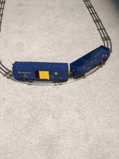 Lionel, 6-10806, Alaska Railroad, Blue Box Car, #10806, & Hopper Car # 7109 Nice
