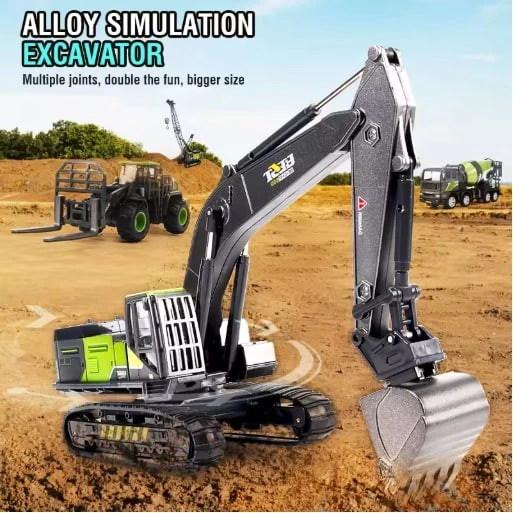 1/50 Model Car Bulldozer Truck Excavator Crane Forklift Construction Engineering - Image 2 of 4