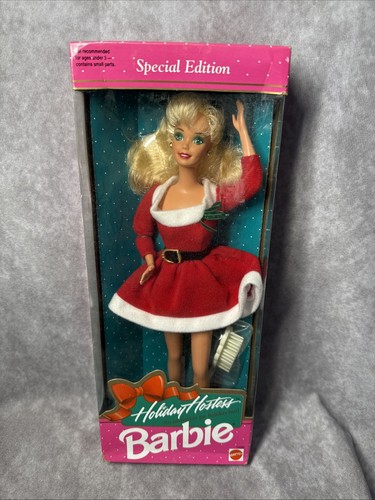 1992 Holiday Hostess Barbie Doll Special Edition Mattel 10280 VTG NIB NRFB