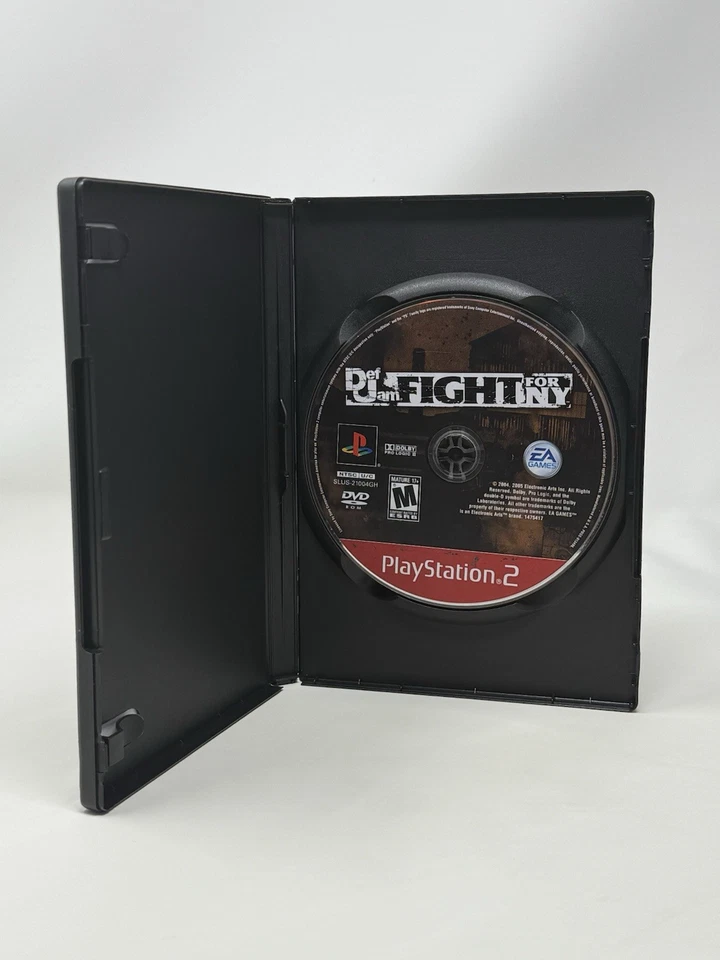 Def Jam Fight 适用于纽约 PS2 Playstation 2 定制艺术品 原始光盘 已测试 — 第 2/4 张图片