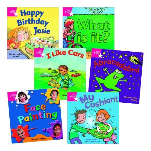 Maolisa Kelly Unisex Multicolor Learn At Home:star Reading Pink Level Pack (5 Fiction & 1 - Image 2