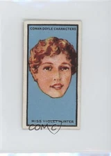 1923 Turf Cigarettes Conan Doyle Characters Green Back Miss Violet Hunter 04le