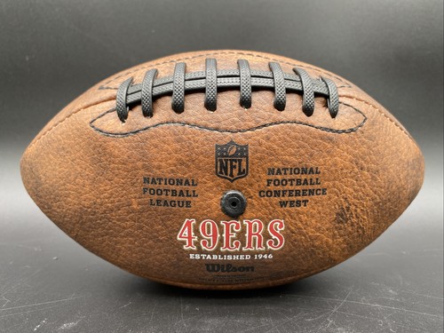 Wilson NFL San Francisco 49ers campionato commemorativo 9 pollici calcio vintage - Foto 6 di 7