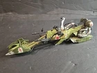 Vintage Star Wars The Clone Wars Durges Swoop Bike LFL Hasbro 2003 Loose Green