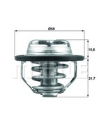 Behr Thermostat KüHlmittel Tx 122 82 FüR Opel Chevrolet Fiat Alfa Saab Captiva