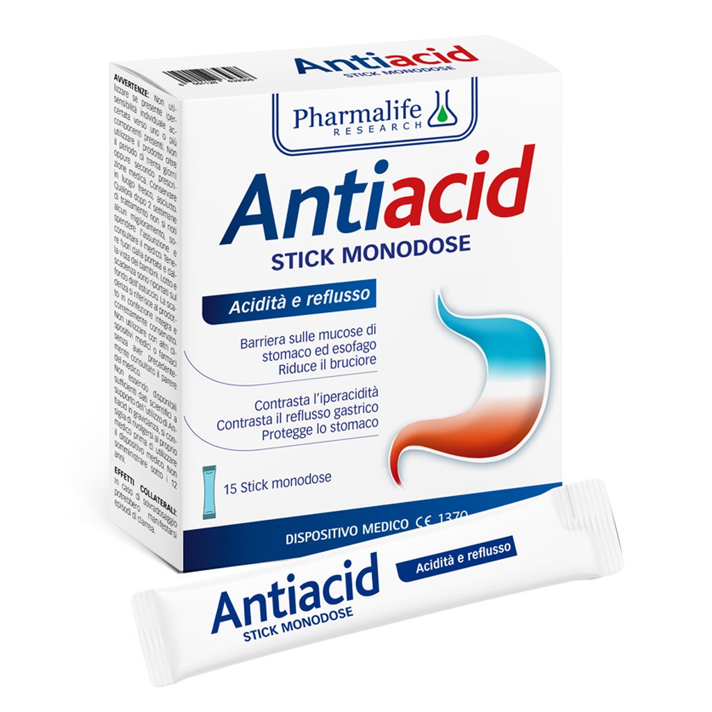 PHARMALIFE RESEARCH ANTIACID STICK MONODOSE 15 STICK