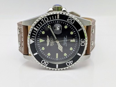 Invicta Pro Diver Men's Watch - 43mm, Brown  Leather