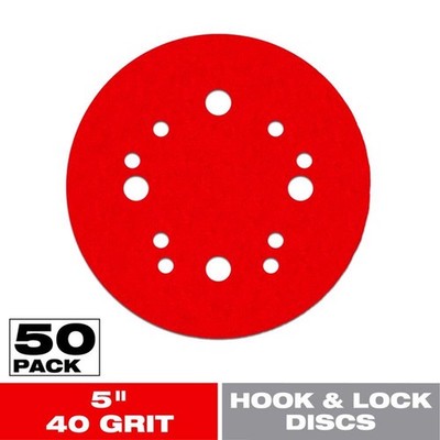 Diablo DCD050040H50G 40 Grit Ultra Coarse ROS Hook & Lock Disc 5 Dia. in.
