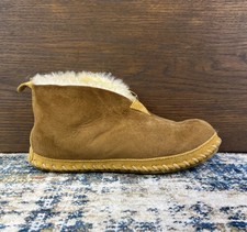 L.L.Bean Wicked Good Shearling Boot Zapatillas Mujer’s 7M Marrón Gamuza Mocasín