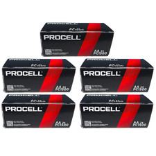 120 Duracell Procell AA Alkaline Batteries 1.5V PC1500, LR6 Exp MAR 2035