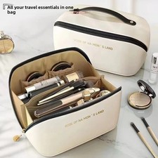 Luxury Makeup Organizer Bag – Travel Cosmetic Case for Women with Zipper Toiletr