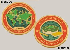 International Geocaching Day Trackable Challenge Coin M 5
