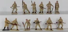 Marx Miniature Plastic Playset WWII Japanese assortment HO Scale