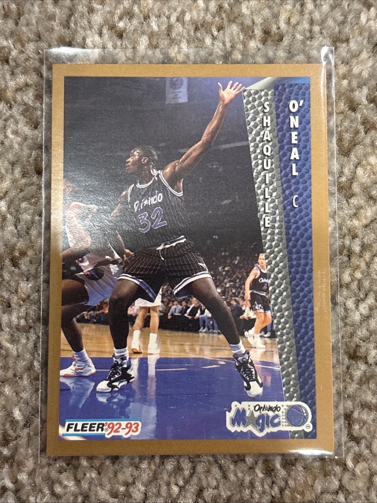 Shaquille O'Neal 1992-93 Fleer Rookie Card #401 RC Shaq Orlando Magic B Lakers