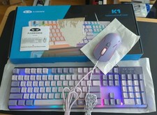 MageGee Gaming Keyboard and Mouse Combo, MageGee K1 RGB LED Backlit Keyboards...