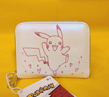 Loungefly Pokemon Iridescent Pikachu Zip Around Wallet NEW