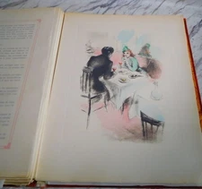 Louis Icart Destin de Femme 1945 Limited Ed125 Illustrated Lithographs Art Deco