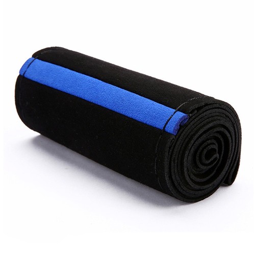 New Steering Wheel Cover 15" Accessory Anti-Slip Black+Blue Replacement - Picture 12 of 12