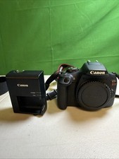 Canon EOS Rebel T7 24.1MP Digital SLR Black /W 2 Lenses  1 Battery Charger