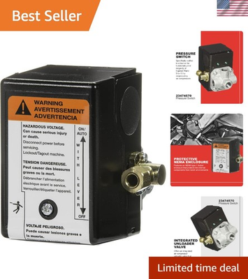 #ad #ad Ingersoll Rand Pressure Switch for Two Stage Compressors 135 175 psig Control $246.99