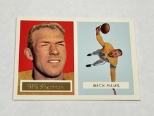 1994 Topps Archives 1957 Football Gold #58 - Bill Sherman - Los Angeles Rams