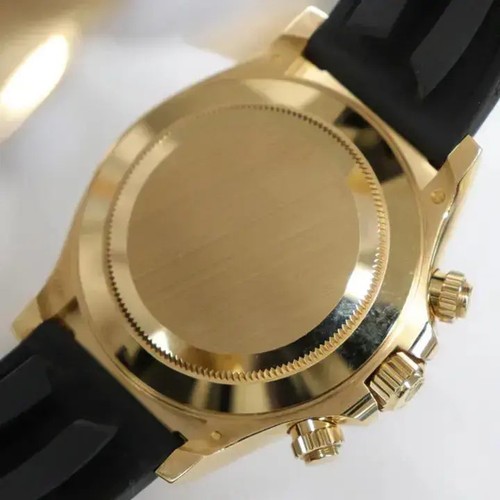 2020's Mint Rolex 116518LN 40mm White Sticks Dial 18k Gold Oysterflex Mens Watch - Afbeelding 5 van 5