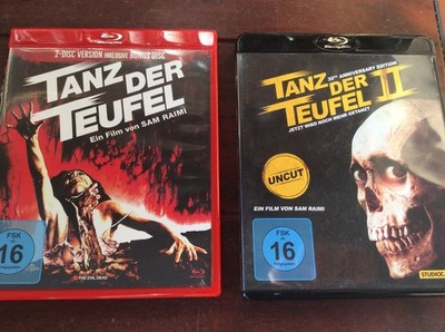 Sam Raimi [2 Blu Ray]  Tanz der Teufel 1 2 I II / Evil Dead