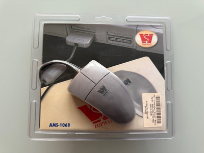 Playstation 1 Mouse / Maus Topway NEU und OVP grau AMS-1068!!!