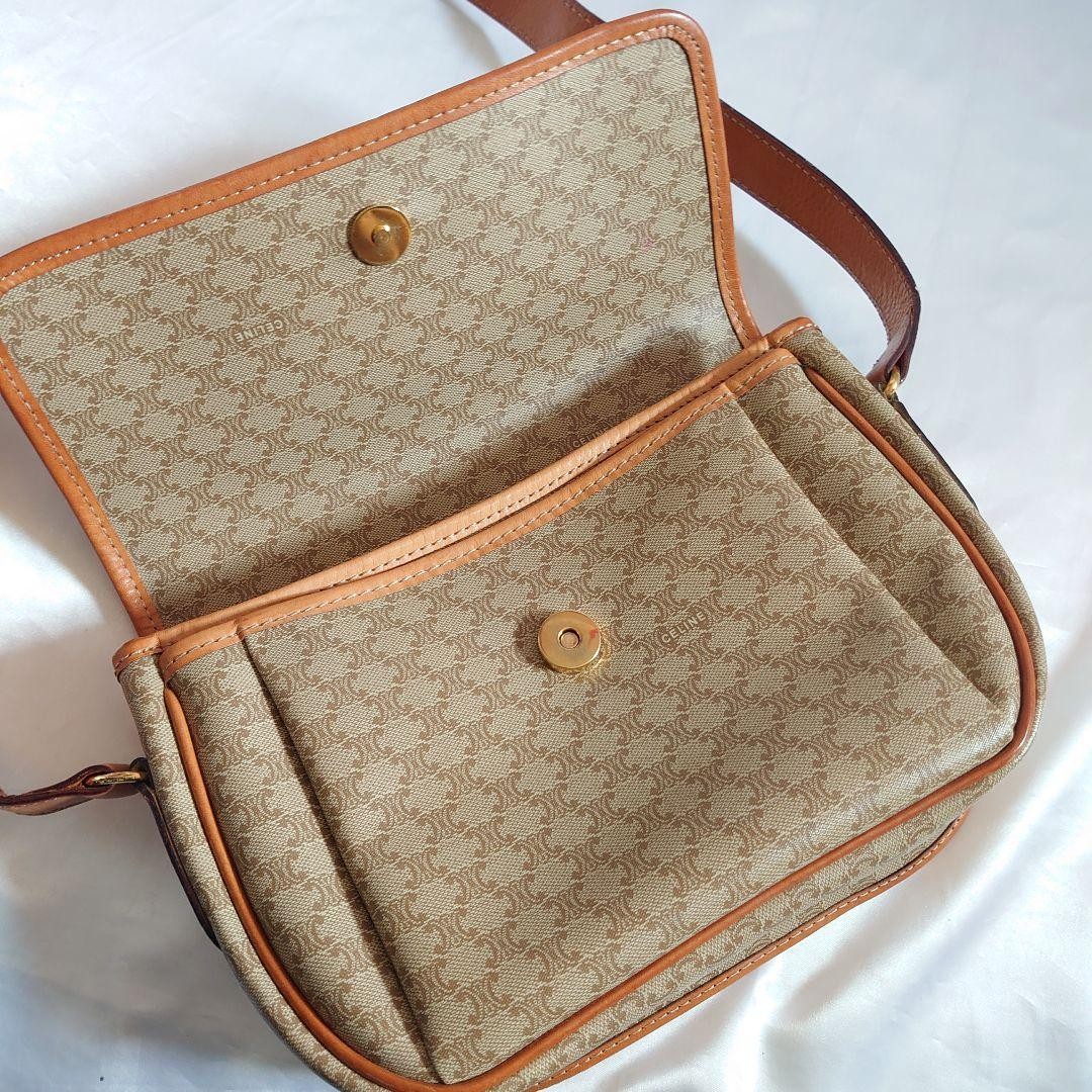 Mint Condition CELINE Macadam Pattern Shoulder Bag - image 4