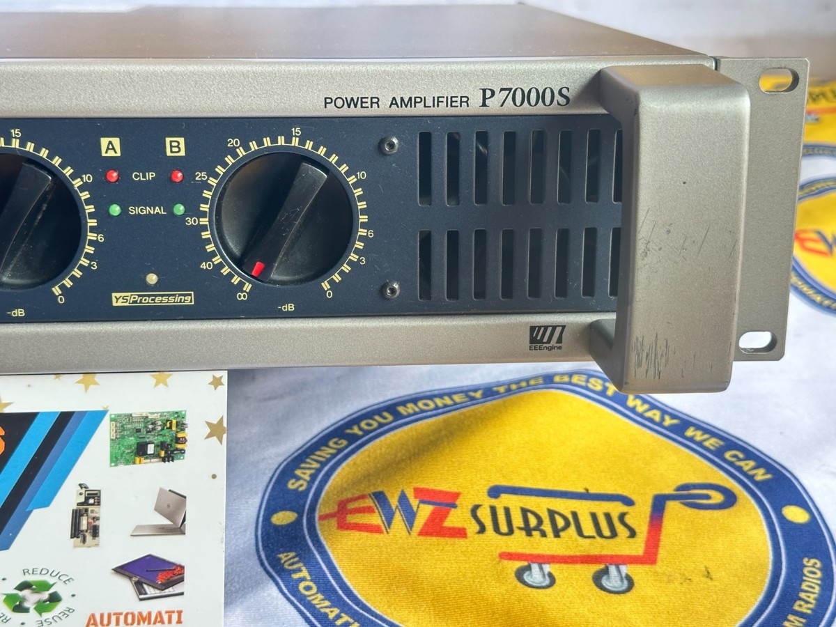ＹＡＭＡＨＡ　Ｐ７０００Ｓ　完動品 Yamaha P7000S P-Series power amplifier — 700 watts RMS x 2