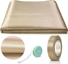 Faraday Fabric, Faraday Cloth 43”x118” with Faraday Tape Military Grade Prote...