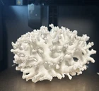 8” Fake White Coral Fish Tank Decor Non Toxic Non Floating Safe For Fish Tank 8”
